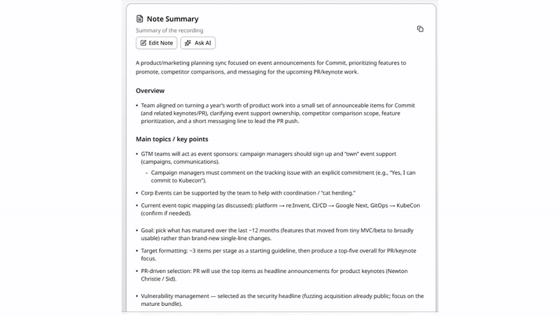 Get to What Matters demo